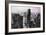 Luv Collection - New York City - Manhattan by Night-Philippe Hugonnard-Framed Art Print