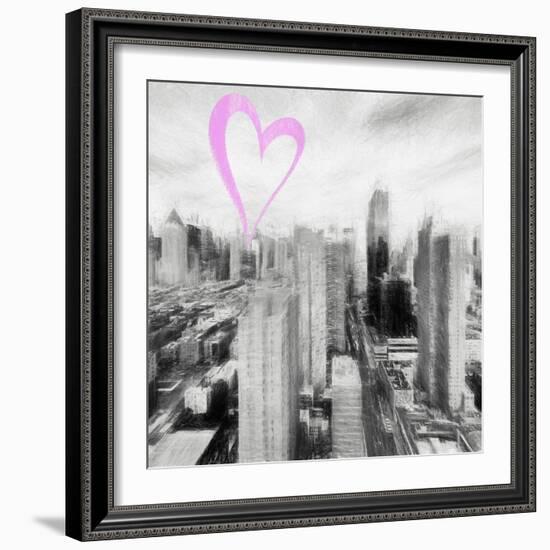 Luv Collection - New York City - Manhattan II-Philippe Hugonnard-Framed Art Print