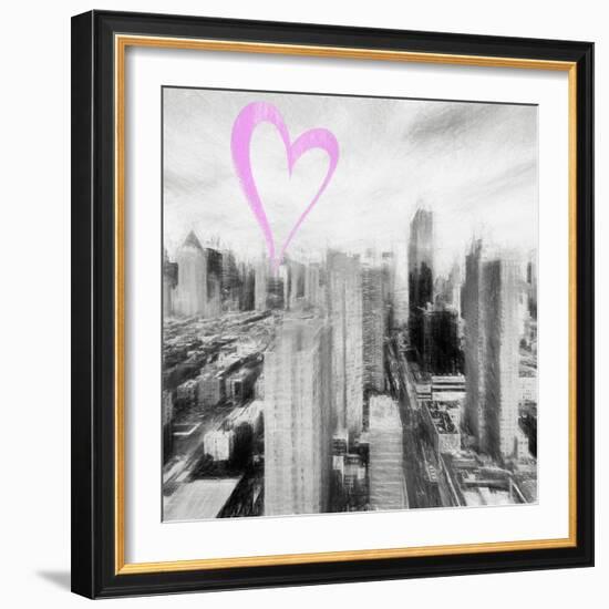 Luv Collection - New York City - Manhattan II-Philippe Hugonnard-Framed Art Print