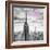 Luv Collection - New York City - Manhattan Skyscrapers II-Philippe Hugonnard-Framed Art Print