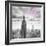 Luv Collection - New York City - Manhattan Skyscrapers II-Philippe Hugonnard-Framed Art Print