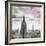 Luv Collection - New York City - Manhattan Skyscrapers II-Philippe Hugonnard-Framed Art Print