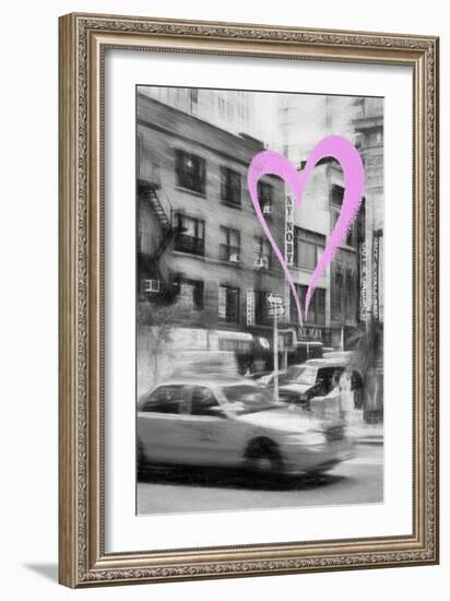 Luv Collection - New York City - Manhattan Street II-Philippe Hugonnard-Framed Art Print