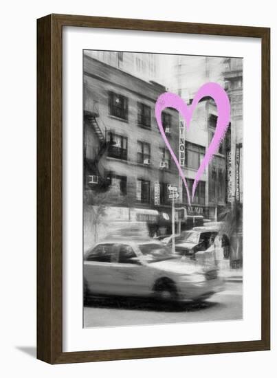 Luv Collection - New York City - Manhattan Street II-Philippe Hugonnard-Framed Art Print