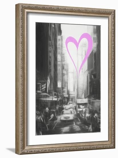 Luv Collection - New York City - Manhattan Street-Philippe Hugonnard-Framed Art Print