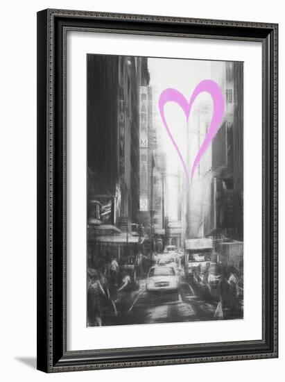 Luv Collection - New York City - Manhattan Street-Philippe Hugonnard-Framed Art Print