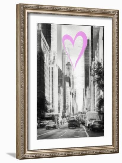 Luv Collection - New York City - Manhattan Traffic-Philippe Hugonnard-Framed Art Print