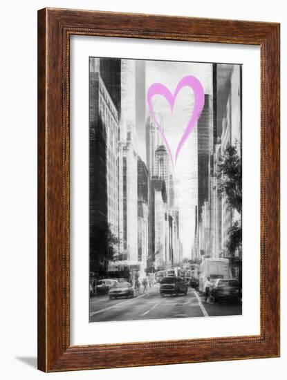 Luv Collection - New York City - Manhattan Traffic-Philippe Hugonnard-Framed Art Print