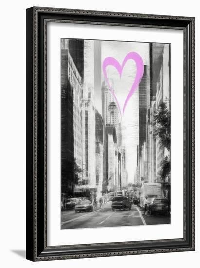 Luv Collection - New York City - Manhattan Traffic-Philippe Hugonnard-Framed Art Print