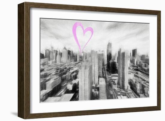 Luv Collection - New York City - Manhattan-Philippe Hugonnard-Framed Art Print