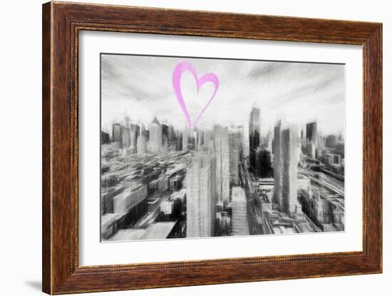 Luv Collection - New York City - Manhattan-Philippe Hugonnard-Framed Art Print