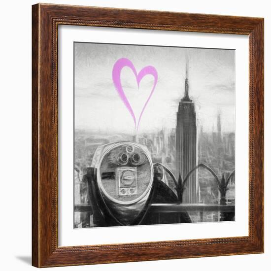 Luv Collection - New York City - Telescope II-Philippe Hugonnard-Framed Premium Giclee Print