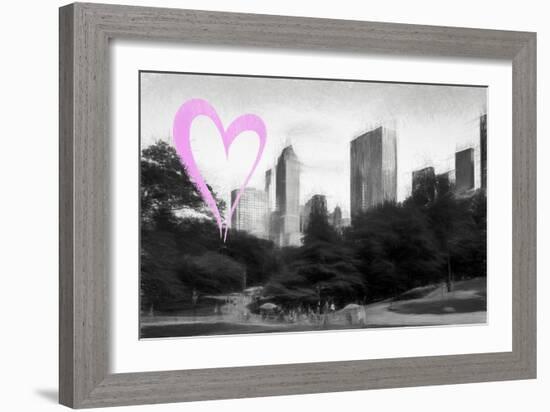 Luv Collection - New York City - The Central Park-Philippe Hugonnard-Framed Art Print