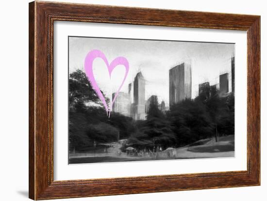 Luv Collection - New York City - The Central Park-Philippe Hugonnard-Framed Art Print