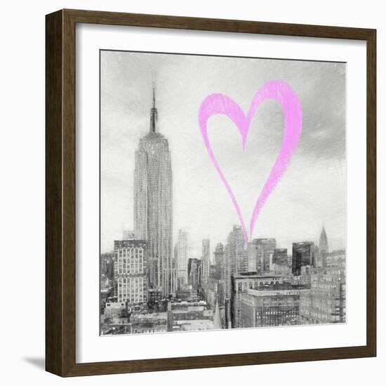 Luv Collection - New York City - The Cityscape II-Philippe Hugonnard-Framed Art Print