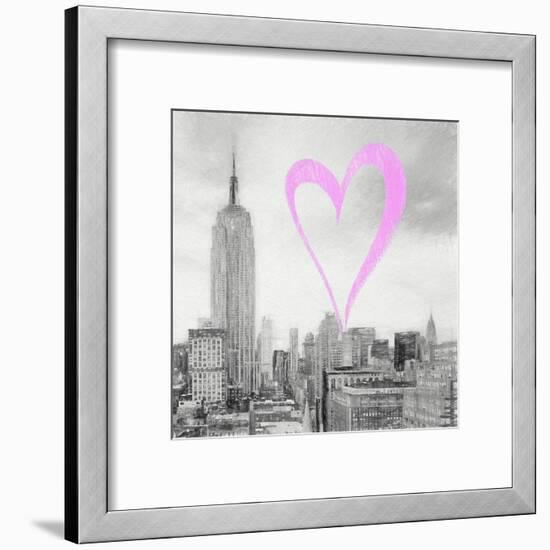 Luv Collection - New York City - The Cityscape II-Philippe Hugonnard-Framed Art Print