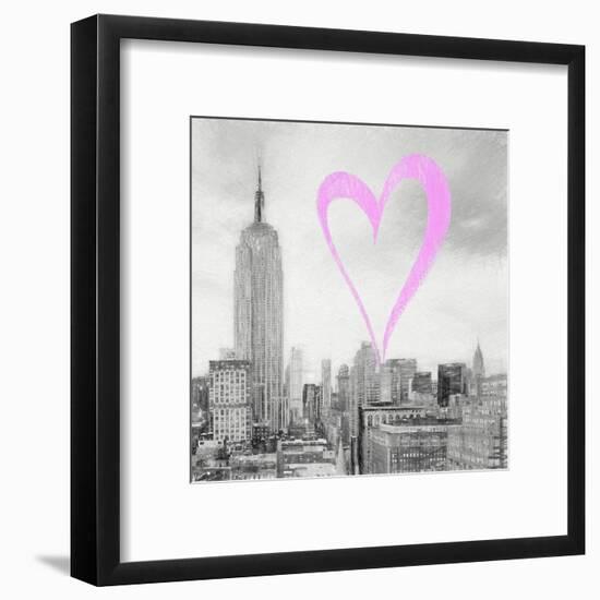 Luv Collection - New York City - The Cityscape II-Philippe Hugonnard-Framed Art Print