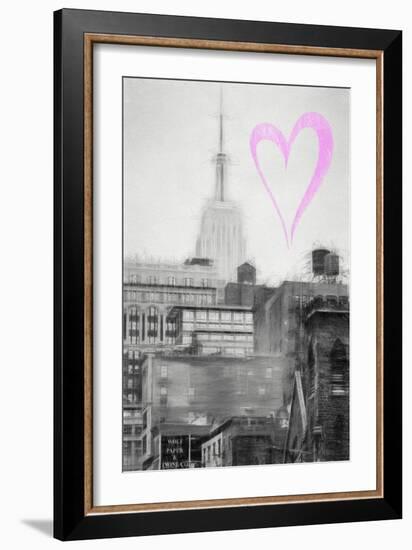 Luv Collection - New York City - The Empire State Building II-Philippe Hugonnard-Framed Art Print