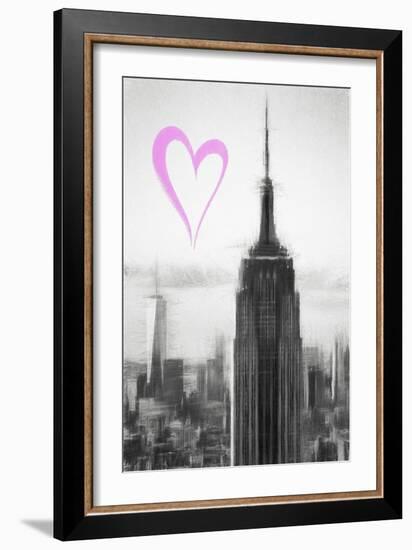 Luv Collection - New York City - The Empire-Philippe Hugonnard-Framed Art Print