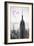 Luv Collection - New York City - The Empire-Philippe Hugonnard-Framed Art Print