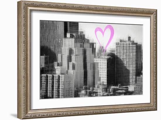 Luv Collection - New York City - The New Yorker-Philippe Hugonnard-Framed Art Print