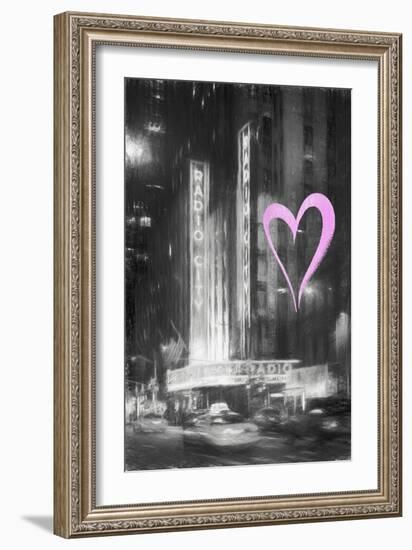 Luv Collection - New York City - The Radio City-Philippe Hugonnard-Framed Art Print