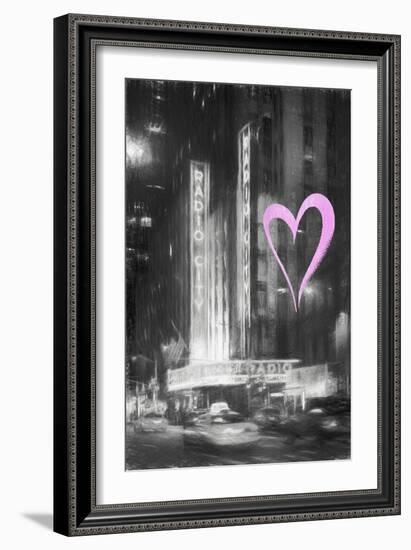 Luv Collection - New York City - The Radio City-Philippe Hugonnard-Framed Art Print