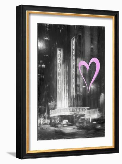 Luv Collection - New York City - The Radio City-Philippe Hugonnard-Framed Art Print