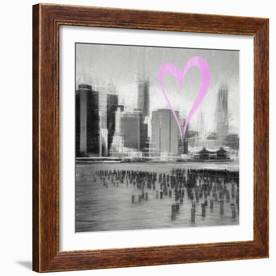 Luv Collection - New York City - The Skyline II-Philippe Hugonnard-Framed Art Print