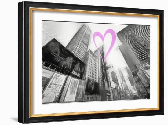 Luv Collection - New York City - Times Square II-Philippe Hugonnard-Framed Art Print