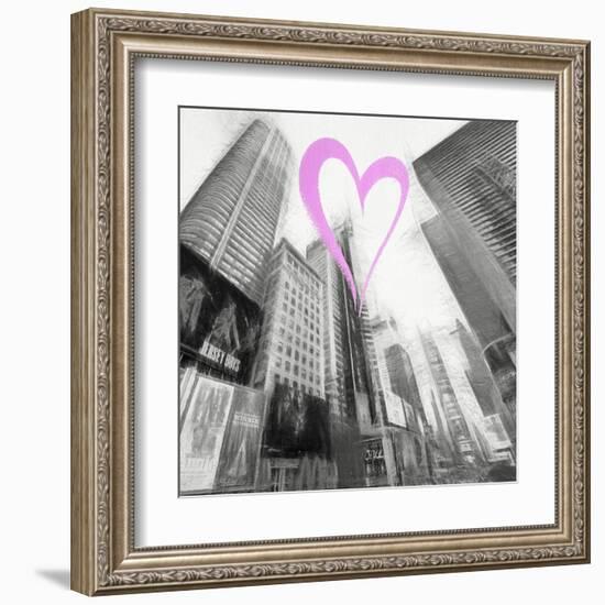 Luv Collection - New York City - Times Square III-Philippe Hugonnard-Framed Art Print