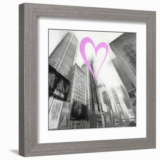 Luv Collection - New York City - Times Square III-Philippe Hugonnard-Framed Art Print