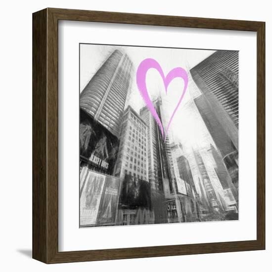 Luv Collection - New York City - Times Square III-Philippe Hugonnard-Framed Art Print