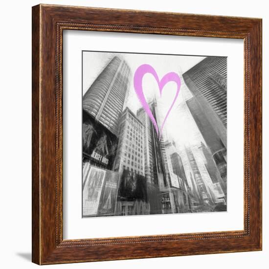 Luv Collection - New York City - Times Square III-Philippe Hugonnard-Framed Art Print