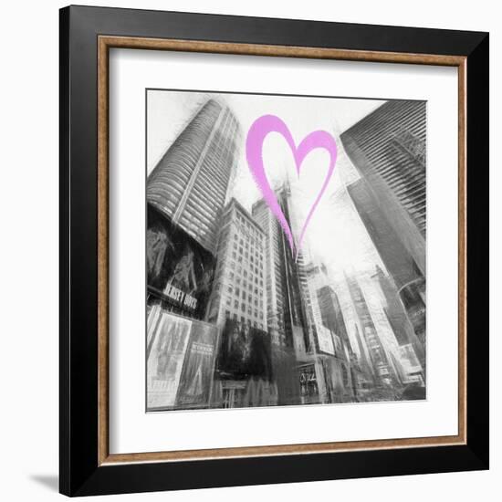 Luv Collection - New York City - Times Square III-Philippe Hugonnard-Framed Art Print