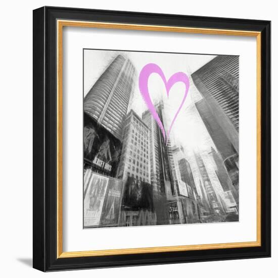 Luv Collection - New York City - Times Square III-Philippe Hugonnard-Framed Art Print