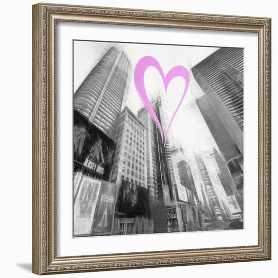 Luv Collection - New York City - Times Square III-Philippe Hugonnard-Framed Art Print