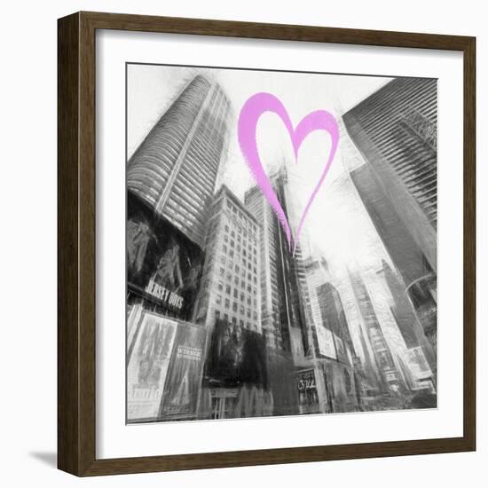 Luv Collection - New York City - Times Square III-Philippe Hugonnard-Framed Art Print