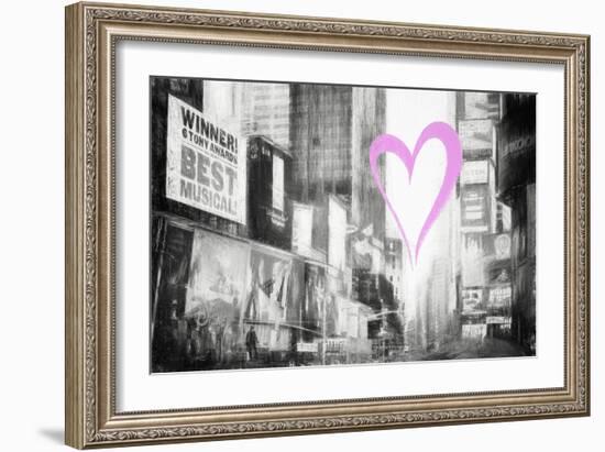 Luv Collection - New York City - Times Square-Philippe Hugonnard-Framed Art Print