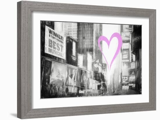 Luv Collection - New York City - Times Square-Philippe Hugonnard-Framed Art Print