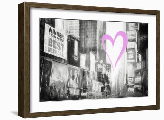 Luv Collection - New York City - Times Square-Philippe Hugonnard-Framed Art Print