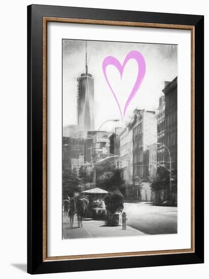 Luv Collection - New York City - Urban Street-Philippe Hugonnard-Framed Art Print