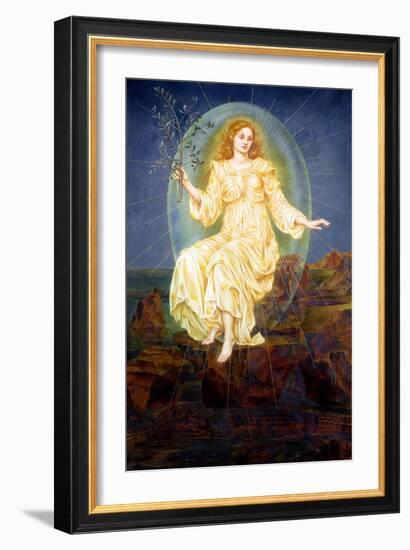 Lux in Tenebris, 1895-Evelyn De Morgan-Framed Giclee Print