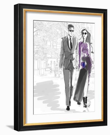 Lux Life Couple 2A-Jodi Pedri-Framed Art Print