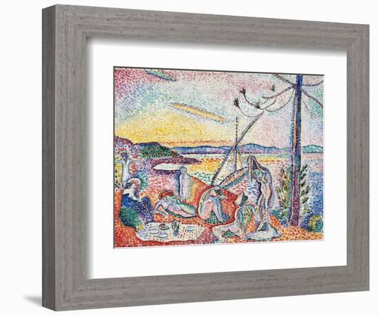 Luxe, Calm And Volupt, by Henri Matisse, 1904, 20th Century-Henri Matisse-Framed Giclee Print