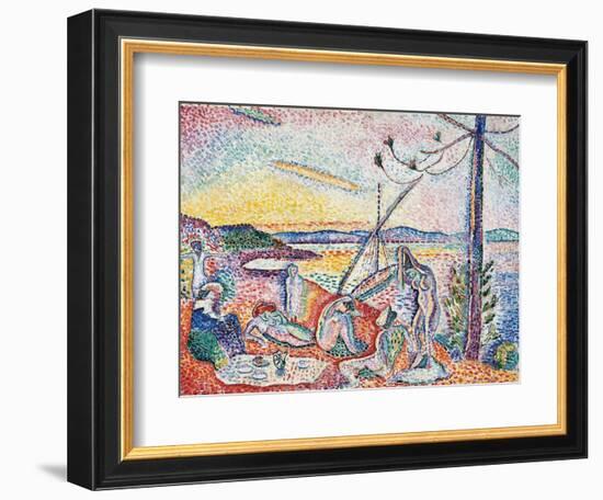 Luxe, Calm And Volupt, by Henri Matisse, 1904, 20th Century-Henri Matisse-Framed Giclee Print