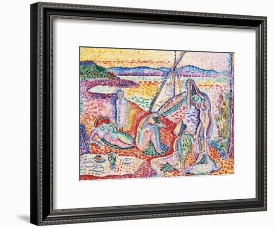 Luxe, Calme et Volupte - Luxury, Calm, and Vuluptuousness-Henri Matisse-Framed Premium Giclee Print