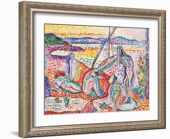 Luxe, Calme et Volupte - Luxury, Calm, and Vuluptuousness-Henri Matisse-Framed Giclee Print