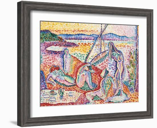 Luxe, Calme et Volupte - Luxury, Calm, and Vuluptuousness-Henri Matisse-Framed Giclee Print