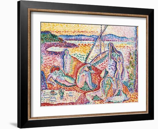 Luxe, Calme et Volupte - Luxury, Calm, and Vuluptuousness-Henri Matisse-Framed Giclee Print